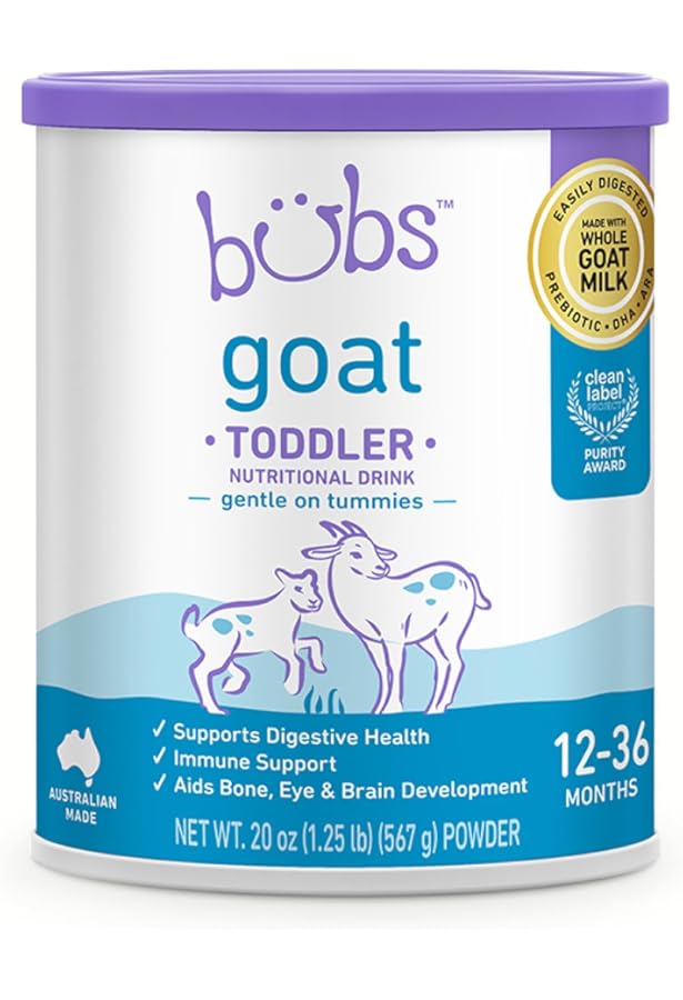 Amazon.com: Bubs Goat Milk Infant Formula Stage 2, Infants 6-12